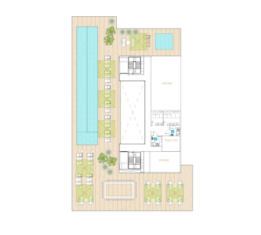 אחד העם שטח בריכה