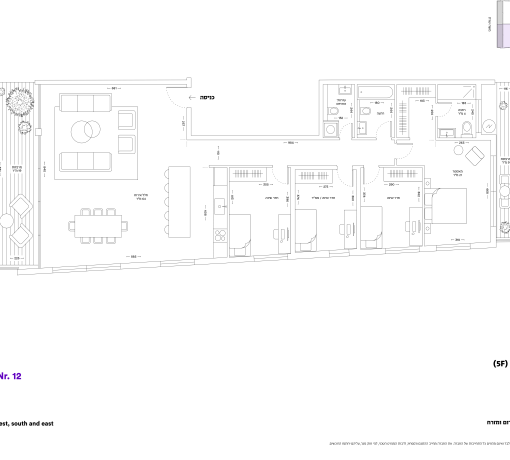 קומה חמישית דירה מספר 12