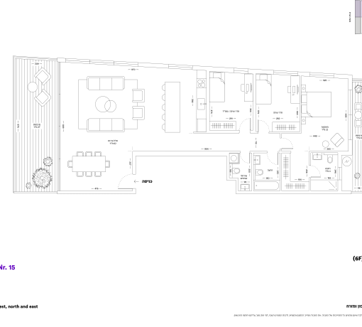 קומה שישית דירה מספר 15