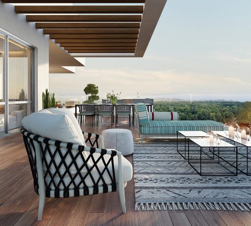 תמונה רחבה מרפסת